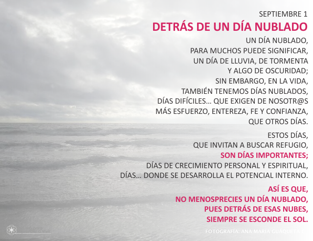Detrás de un día nublado